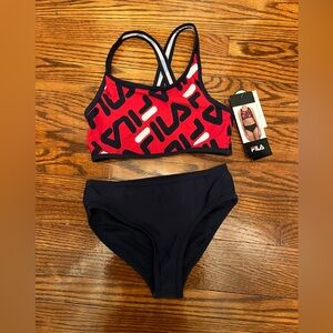 FILA girls swimsuit NWT Size 8